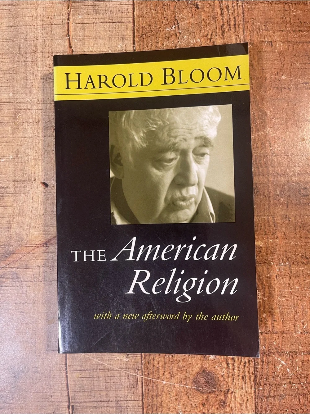 The American Religion by Harold Bloom Paperback Book Religion Nonfiction